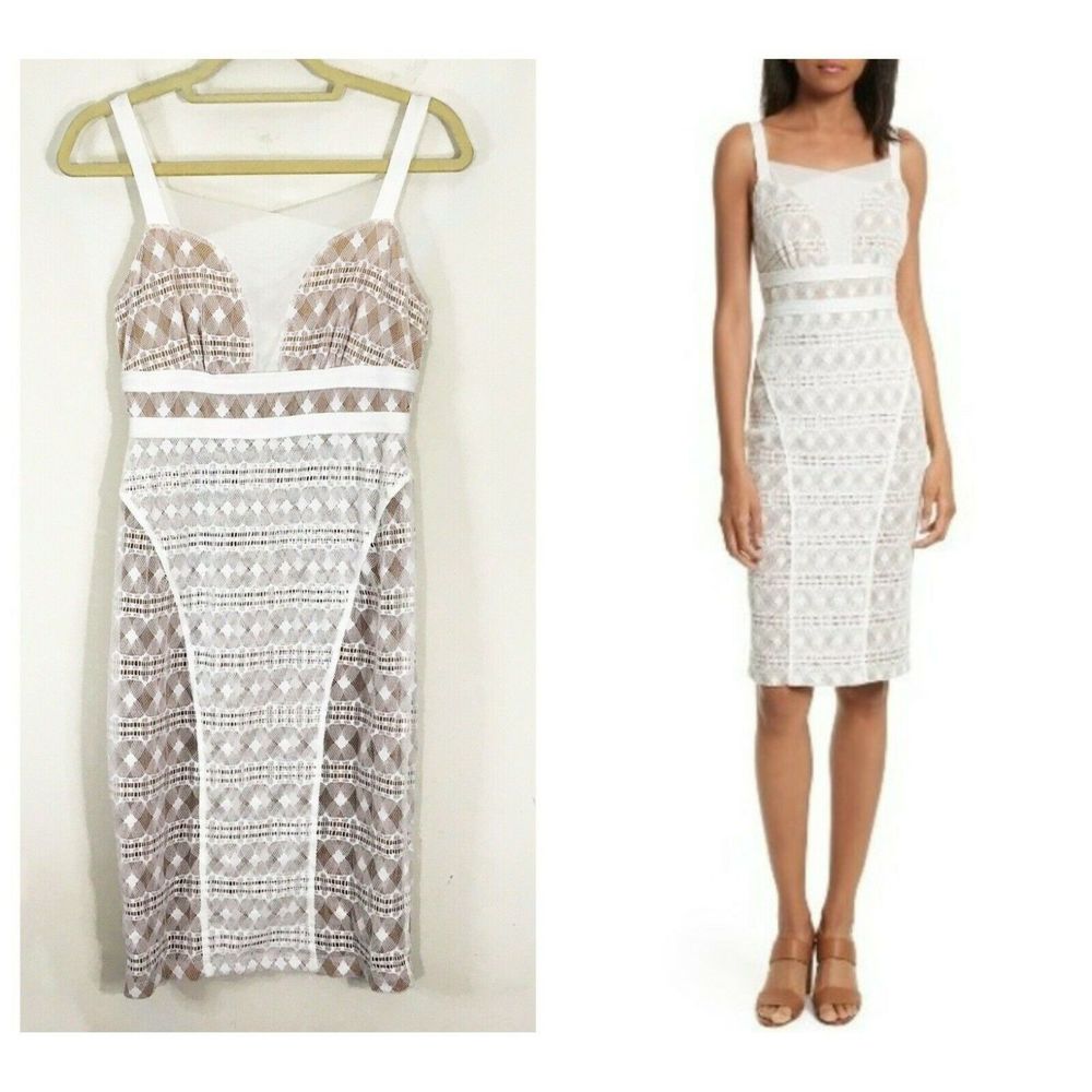 Tracy Reese XS Lace Cami Bodycon Dress Sleeveless